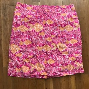 Lilly Pulitzer Jubliee Skirt 14 Fish